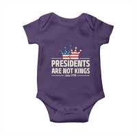 Presidents Are Not Kings Baby Onesie Since 1776 American Flag