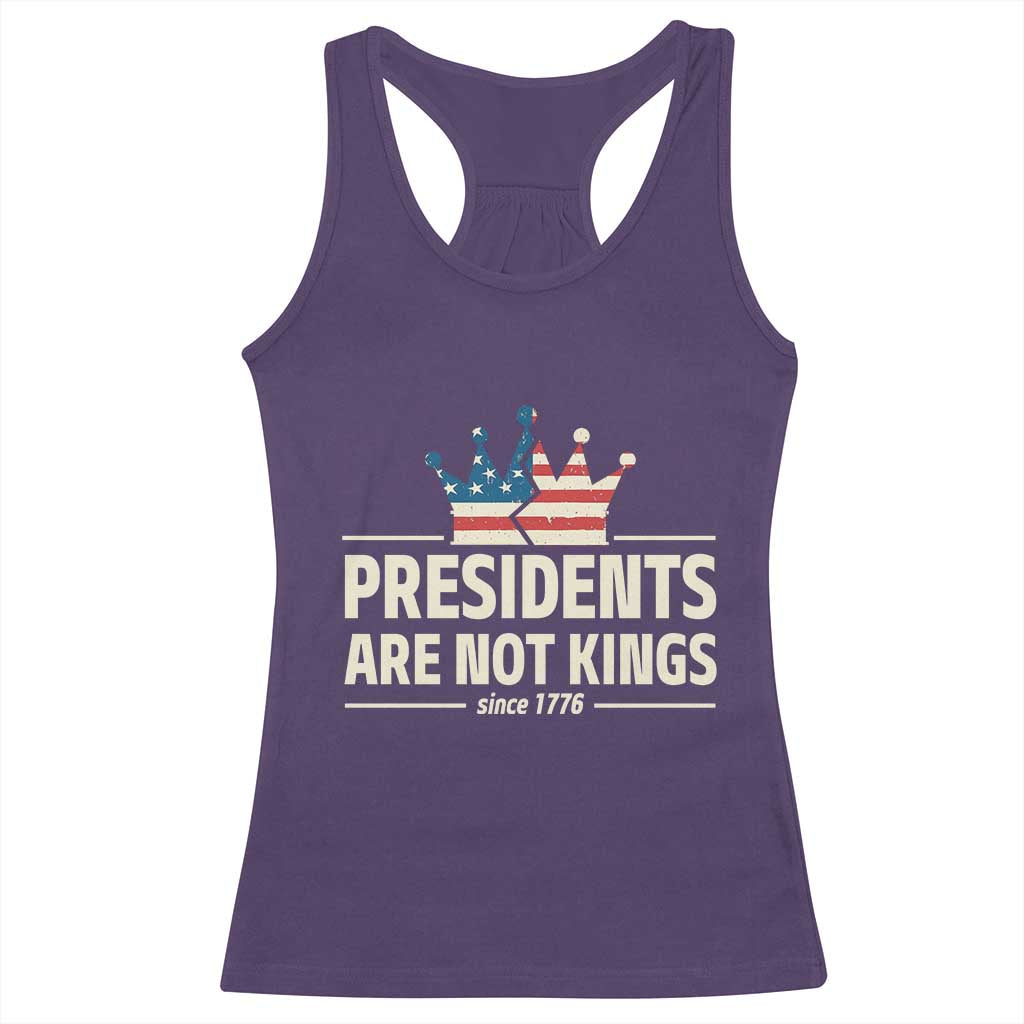 Presidents Are Not Kings Racerback Tank Top Since 1776 American Flag