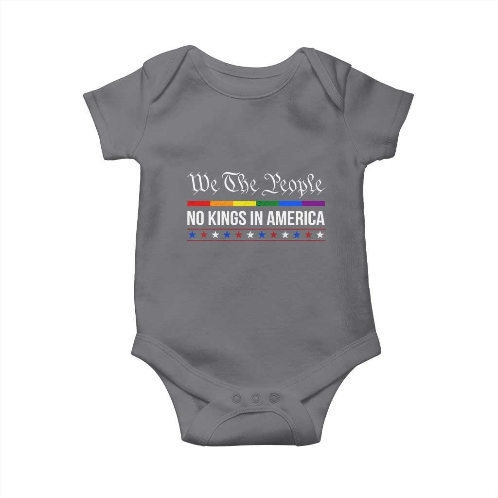 No Kings In America Baby Onesie We The People