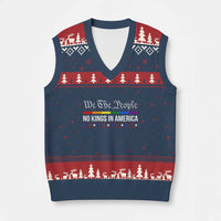 No Kings In America V-Neck Knit Sweater Vest We The People - Wonder Print Shop