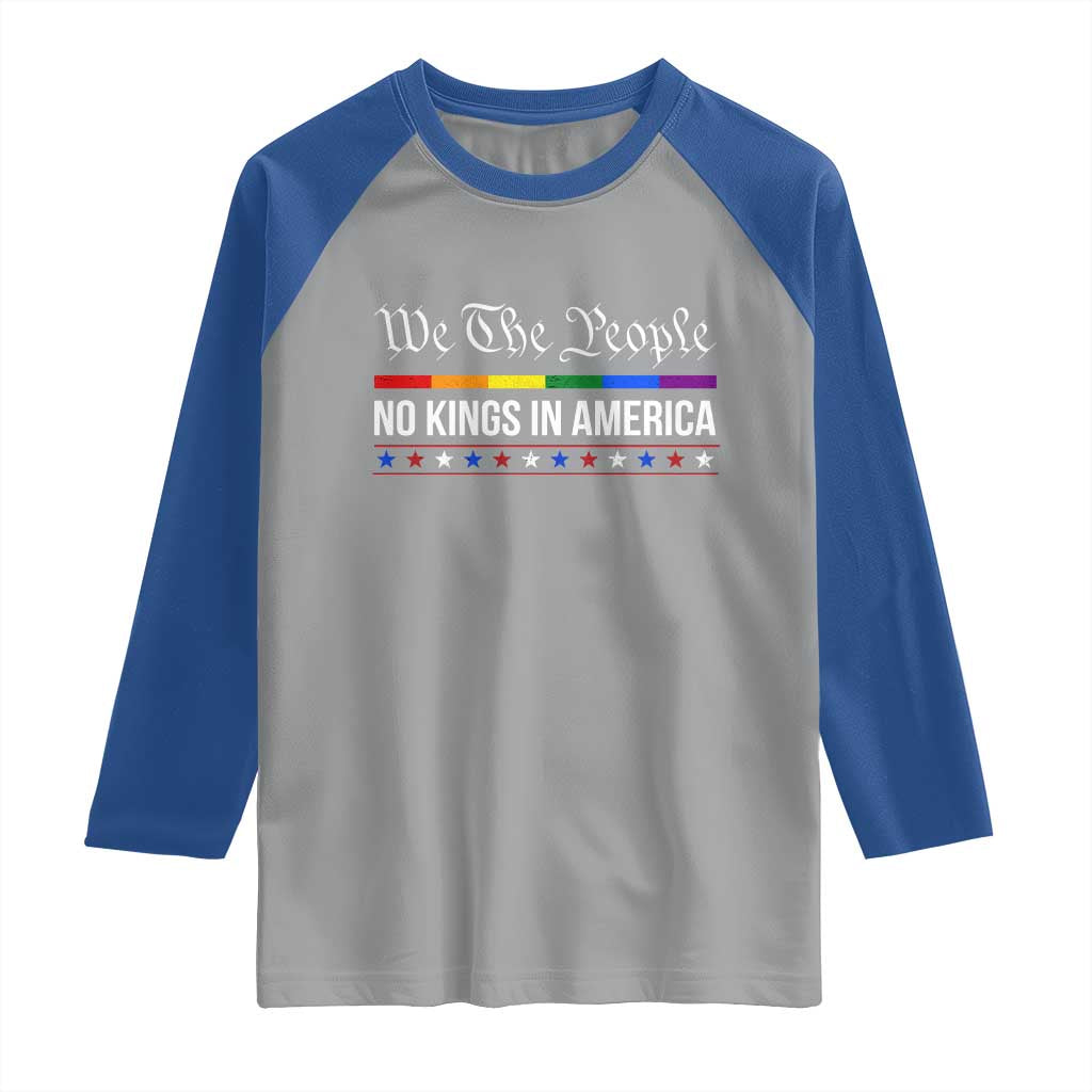No Kings In America Raglan Shirt We The People