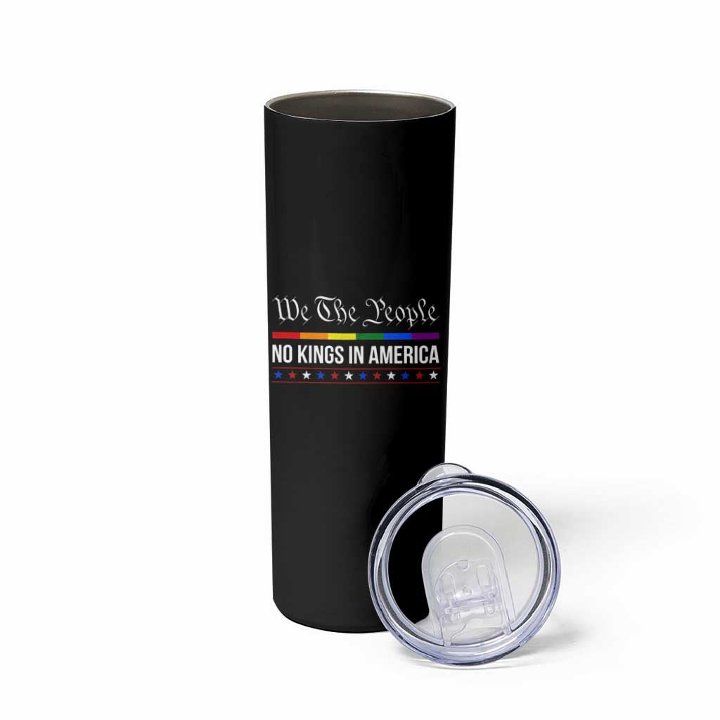 No Kings In America Skinny Tumbler We The People