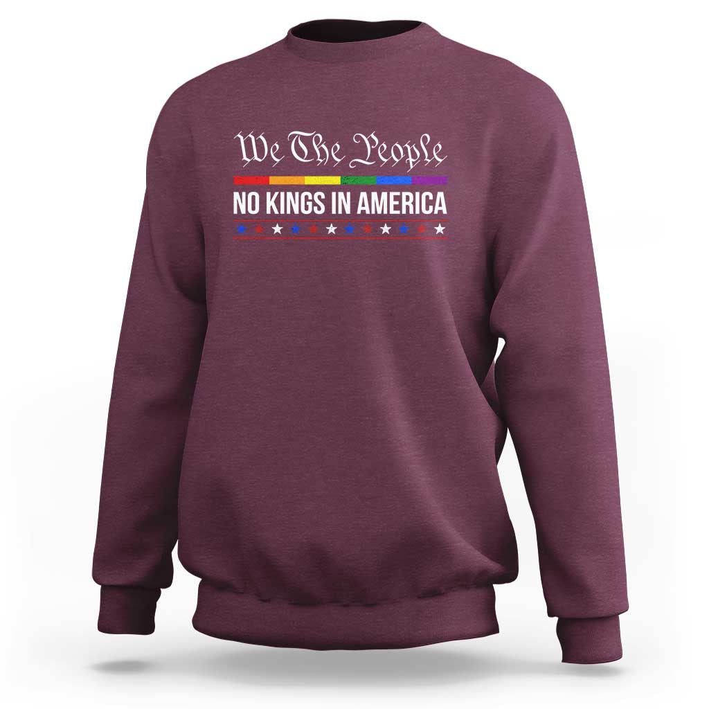 No Kings In America Sweatshirt We The People