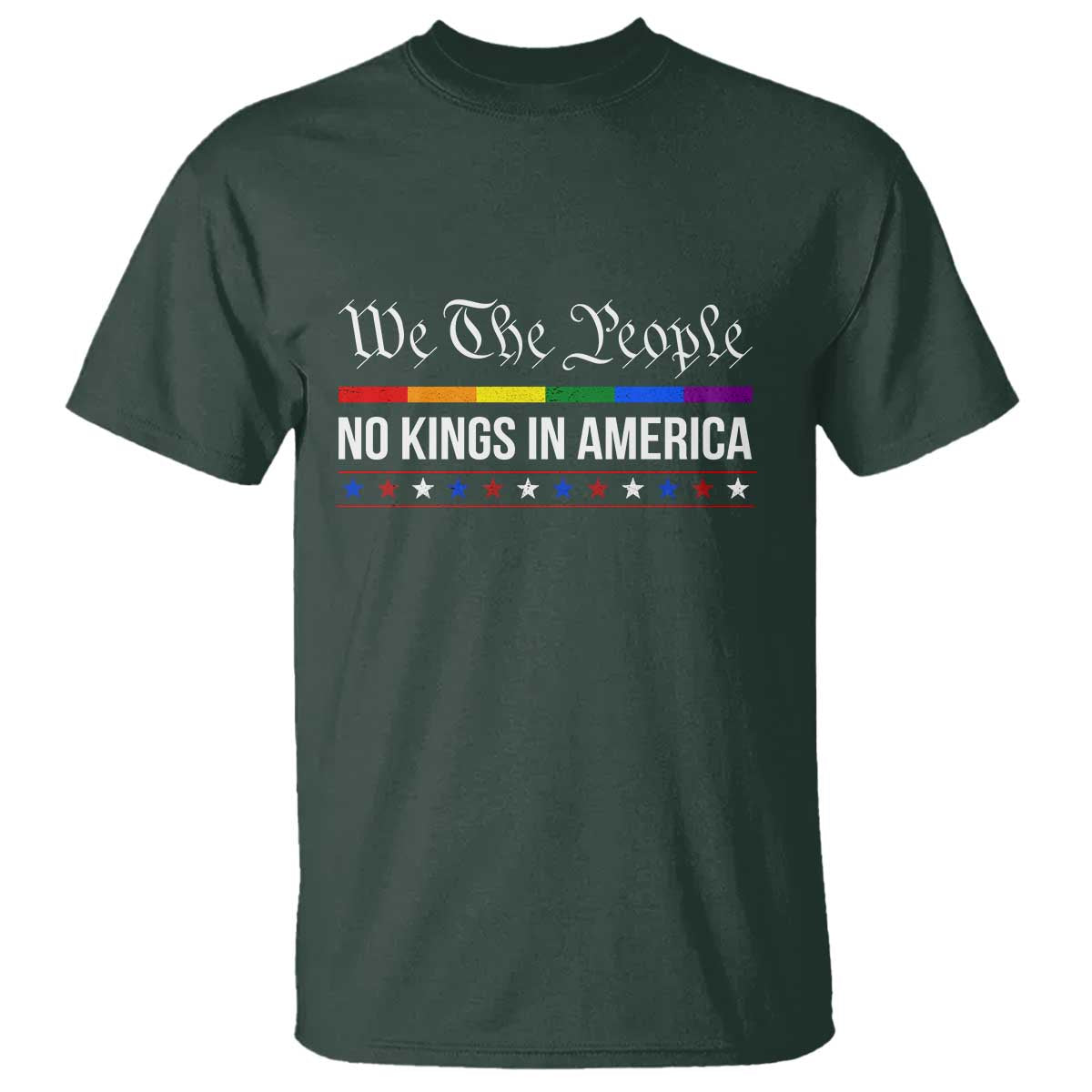 No Kings In America T Shirt We The People