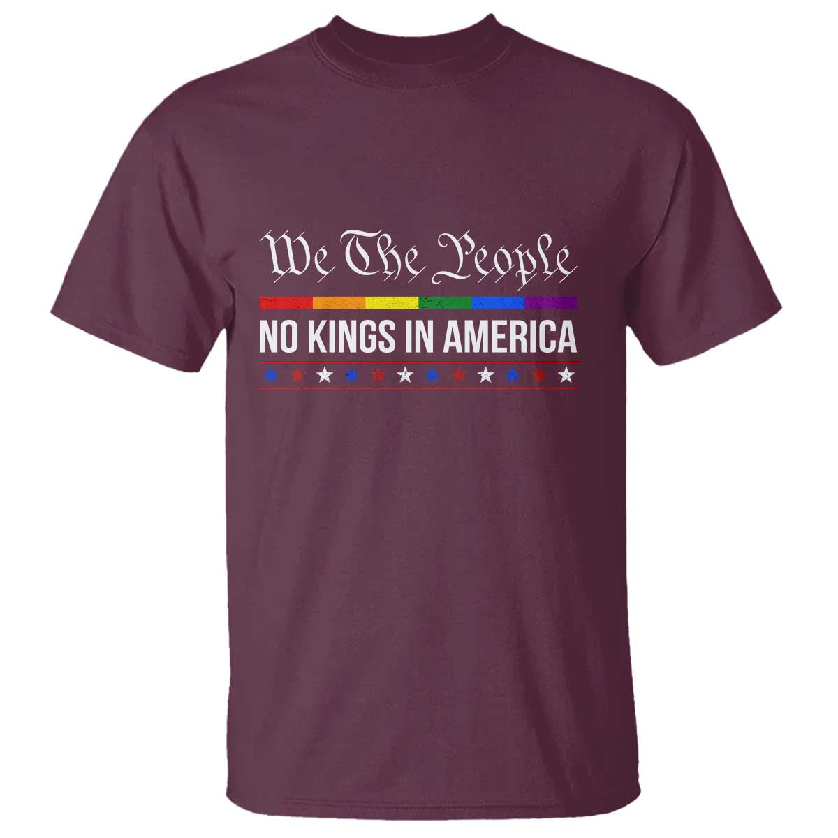 No Kings In America T Shirt We The People