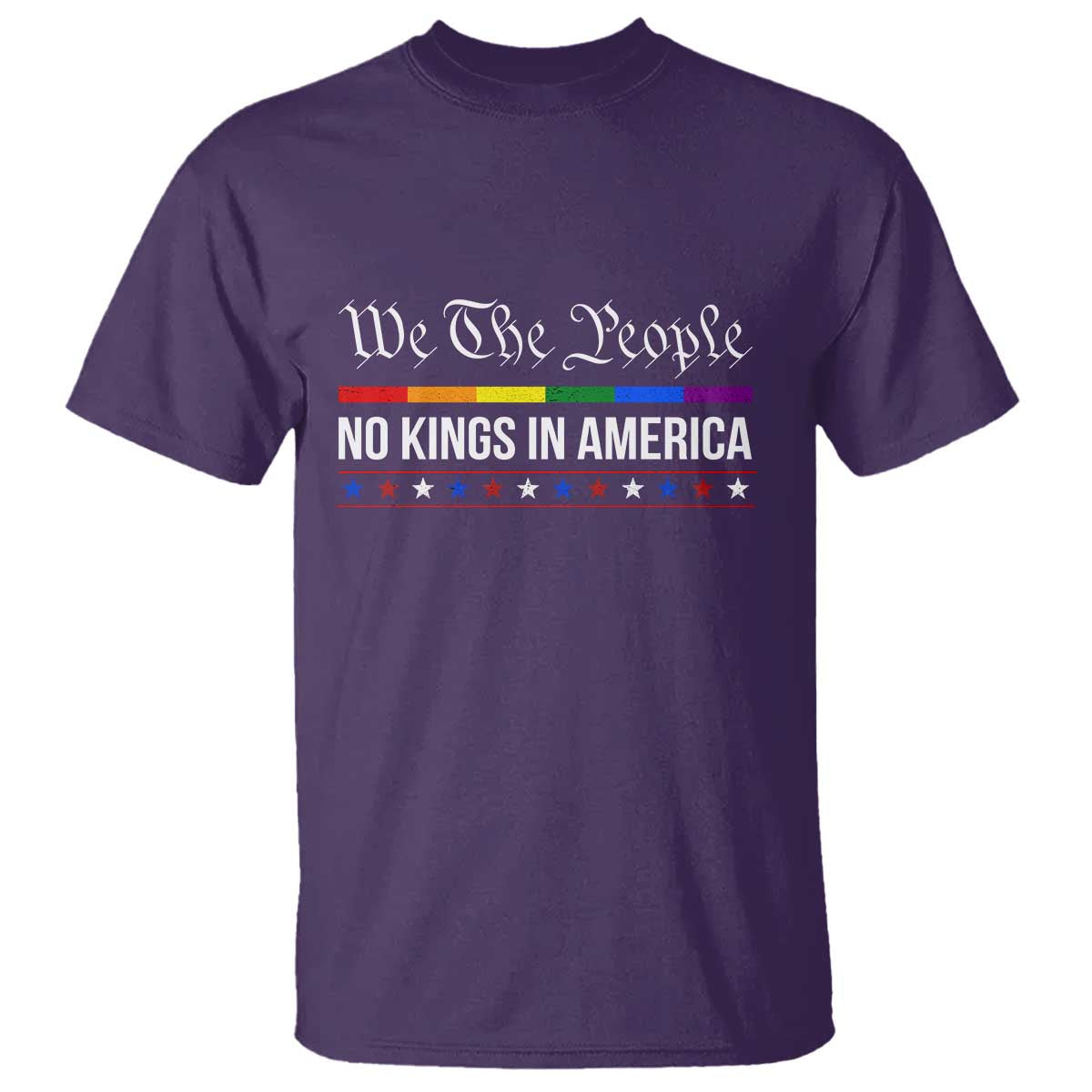 No Kings In America T Shirt We The People