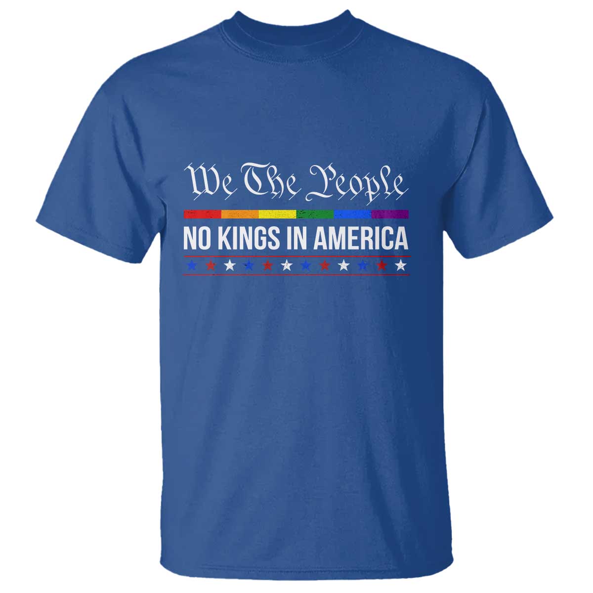 No Kings In America T Shirt We The People