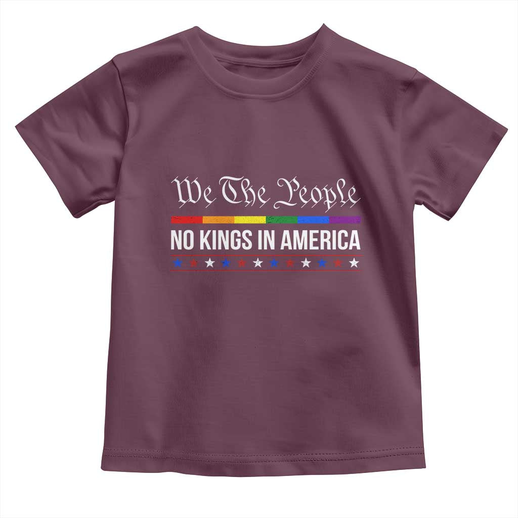 No Kings In America Toddler T Shirt We The People