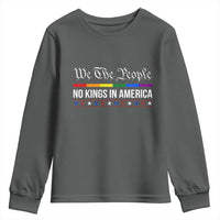 No Kings In America Youth Sweatshirt We The People