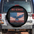 No Kings Only Freedom Spare Tire Cover American Flag Bald Eagle Retro Vintage