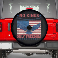 No Kings Only Freedom Spare Tire Cover American Flag Bald Eagle Retro Vintage