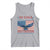 No Kings Only Freedom Tank Top American Flag Bald Eagle Retro Vintage