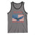 No Kings Only Freedom Tank Top American Flag Bald Eagle Retro Vintage