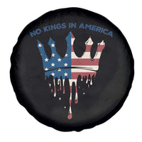 No Kings In America Spare Tire Cover Dripping Crown