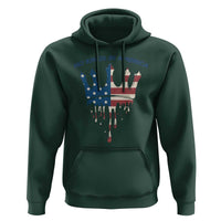 No Kings In America Hoodie Dripping Crown