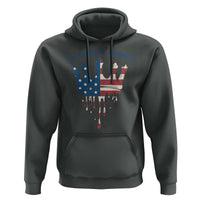 No Kings In America Hoodie Dripping Crown