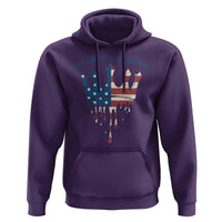 No Kings In America Hoodie Dripping Crown