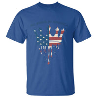 No Kings In America T Shirt Dripping Crown