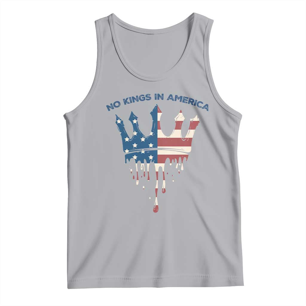No Kings In America Tank Top Dripping Crown