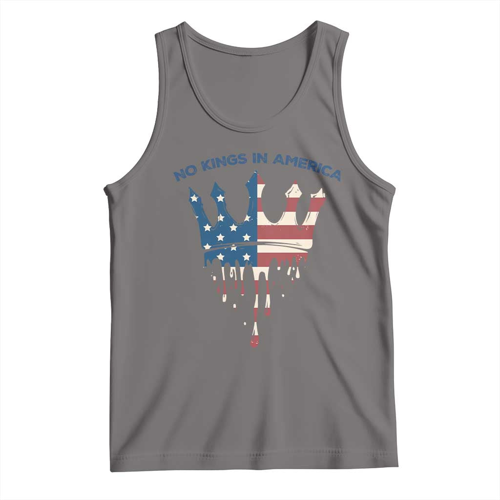 No Kings In America Tank Top Dripping Crown