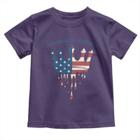 No Kings In America Toddler T Shirt Dripping Crown