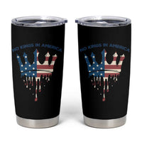 No Kings In America Tumbler Cup Dripping Crown