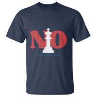 No Kings In America Chess T Shirt White King