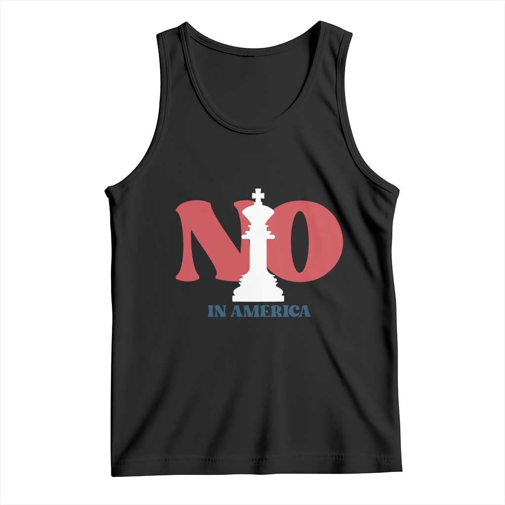 No Kings In America Chess Tank Top White King