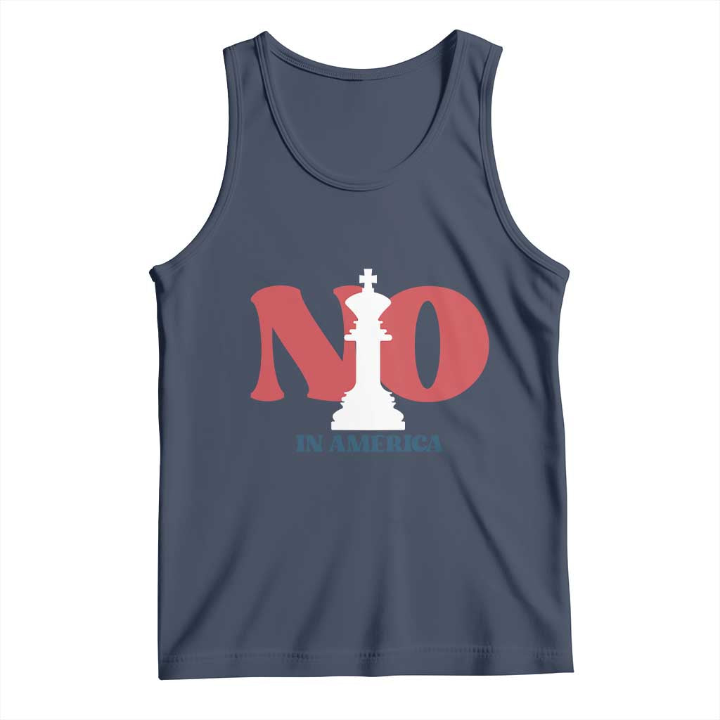 No Kings In America Chess Tank Top White King