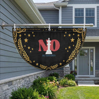 No Kings In America White King in Chess Patriotic Fan Flag