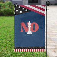 No Kings In America Chess Garden Flag White King