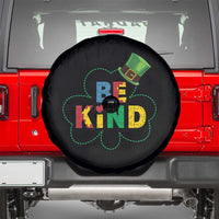 Lucky Shamrock Be Kind Spare Tire Cover Autism Leprechaun St Patricks Day
