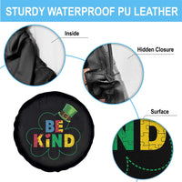 Lucky Shamrock Be Kind Spare Tire Cover Autism Leprechaun St Patricks Day