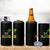 Lucky Shamrock Be Kind 4 in 1 Can Cooler Tumbler Autism Leprechaun St Patricks Day
