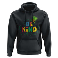 Lucky Shamrock Be Kind Hoodie Autism Leprechaun St Patricks Day