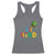 Lucky Shamrock Be Kind Racerback Tank Top Autism Leprechaun St Patricks Day