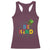 Lucky Shamrock Be Kind Racerback Tank Top Autism Leprechaun St Patricks Day