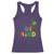 Lucky Shamrock Be Kind Racerback Tank Top Autism Leprechaun St Patricks Day
