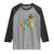 Lucky Shamrock Be Kind Raglan Shirt Autism Leprechaun St Patricks Day