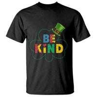Lucky Shamrock Be Kind T Shirt Autism Leprechaun St Patricks Day