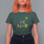Lucky Shamrock Be Kind T Shirt For Women Autism Leprechaun St Patricks Day