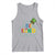 Lucky Shamrock Be Kind Tank Top Autism Leprechaun St Patricks Day