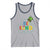 Lucky Shamrock Be Kind Tank Top Autism Leprechaun St Patricks Day