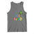 Lucky Shamrock Be Kind Tank Top Autism Leprechaun St Patricks Day
