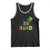 Lucky Shamrock Be Kind Tank Top Autism Leprechaun St Patricks Day