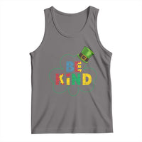Lucky Shamrock Be Kind Tank Top Autism Leprechaun St Patricks Day