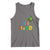 Lucky Shamrock Be Kind Tank Top Autism Leprechaun St Patricks Day