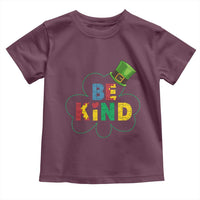 Lucky Shamrock Be Kind Toddler T Shirt Autism Leprechaun St Patricks Day