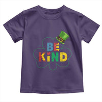Lucky Shamrock Be Kind Toddler T Shirt Autism Leprechaun St Patricks Day