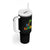 Lucky Shamrock Be Kind Tumbler With Handle Autism Leprechaun St Patricks Day
